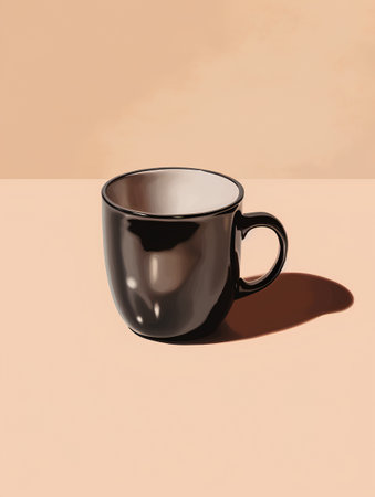 Coffee cup on pastel background. 3d render.の素材