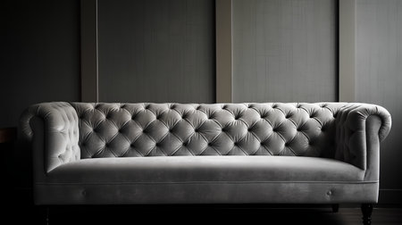 Luxury sofa in the living room, 3d render.の素材