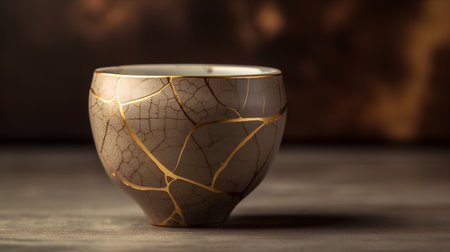 Candle in a vase on a wooden table, close-upの素材