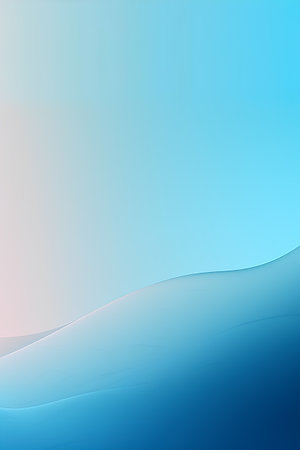 abstract blue background with smooth lines and waves, vector illustration.の素材