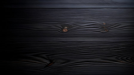 Black wood texture with natural patterns. Abstract background for design and decorationの素材