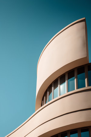Modern office building detail. Architectural detail of modern office building.の素材