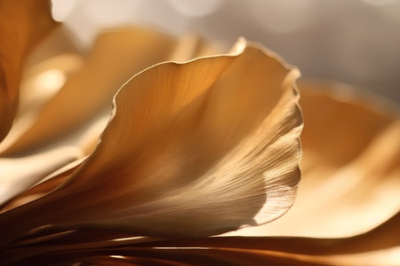 golden petal macro close up abstract background, shallow dofの素材