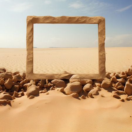 in the desert of morocco africa sand and stone like abstract backgroundの素材