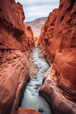Beautiful view of the famous Antelope Canyon in Arizona, USAの素材