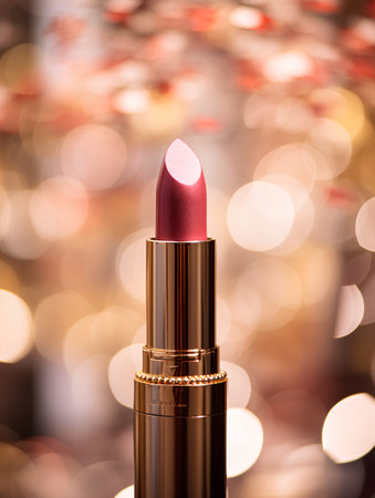 Lipstick on a bokeh background. 3d renderingの素材