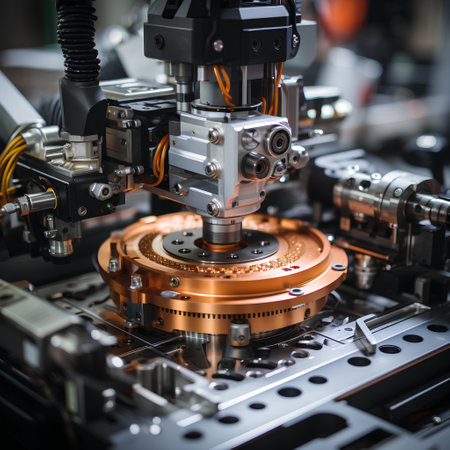Industrial 3D printer printing a model of the human body.の素材