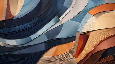 Wooden background with a lot of different colors. 3d renderingの素材