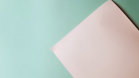 Abstract pastel colored paper background. Flat lay, top view.の素材