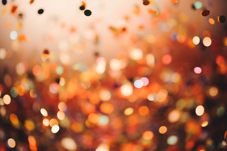 Abstract bokeh background. Christmas and New Year holidays background.の素材