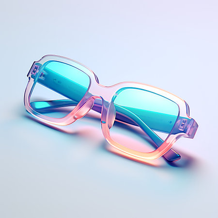 Sunglasses isolated on a white background. 3d illustration.の素材