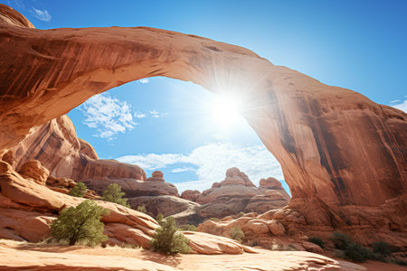 Arches National Park, Utah, USA. Famous Landmark.の素材