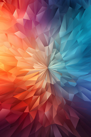Abstract polygonal background. Triangular style. Vector illustration.の素材