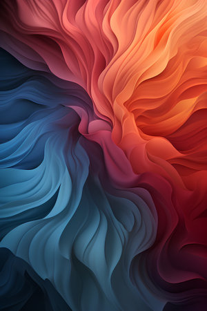 Abstract colorful background with wavy pattern. Vector illustration for your designの素材