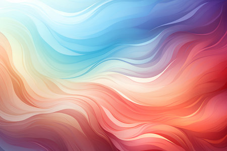 Colorful abstract wavy background. Vector illustration for your design.の素材