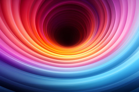 Abstract colorful background with spiral effect. Vector illustration. Eps 10.の素材
