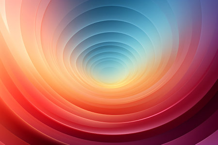 Abstract background with red, orange and blue gradient. Vector illustration.の素材