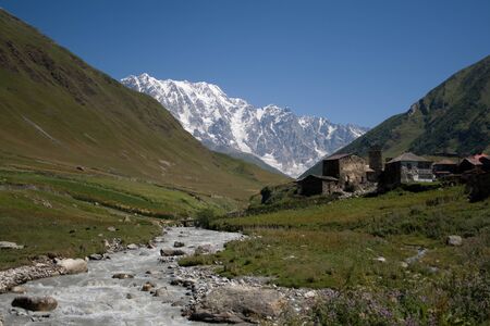 Caucasus mountains, Georgiaの写真素材