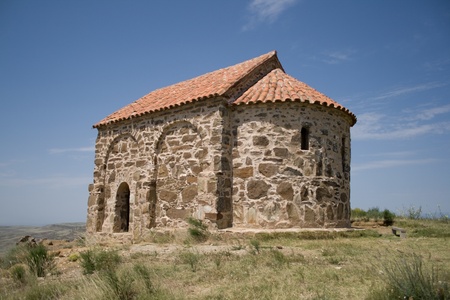 David Gareja Chapel in Georgiaの写真素材