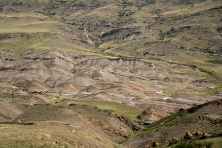Landscape in David GarejaKakhetia in Georgia の写真素材