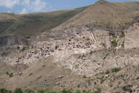 Vardezia city cave, Georgia の写真素材