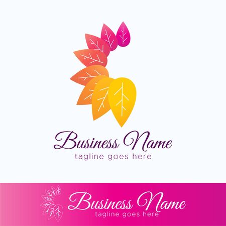 Vector logo design template for business, company, association, application, icon or button with futuristic color.のイラスト素材
