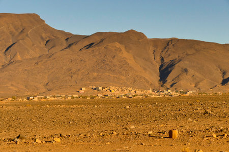Morocco, Tata valley rock formations. province of Souss Massaの写真素材