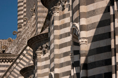 Duomo,Orvieto,middle ages,italian monument in gothic styleの写真素材