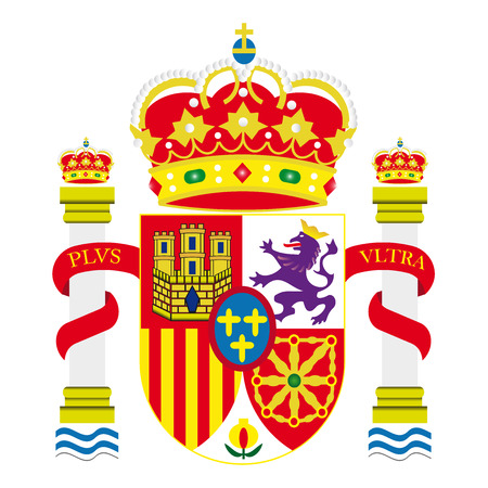 Spain original shieldのイラスト素材