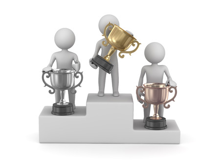 Winner , computer generated image. 3d render.の写真素材