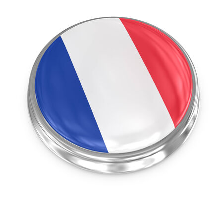 France badge , computer generated image. 3d render.の写真素材