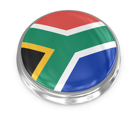 South Africa badge , computer generated image. 3d render.の写真素材