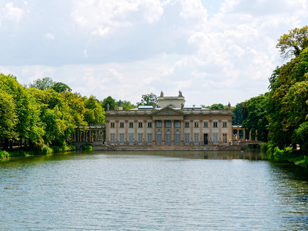 Palace on the Isle. The Royal Lazienki. Lazienki Park, Warsaw, Poland.のeditorial素材