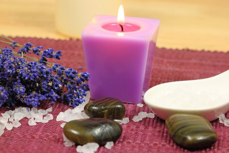 Spa still life. Aromatherapy treatment for beauty and relaxの写真素材