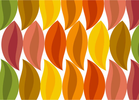 Colorful autumnal leaves backgroundのイラスト素材