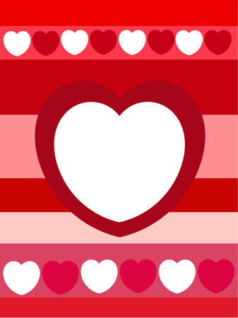 Valentine heart background with place for textのイラスト素材