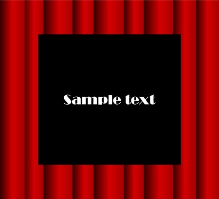 Red abstract curtain background with copy spaceのイラスト素材