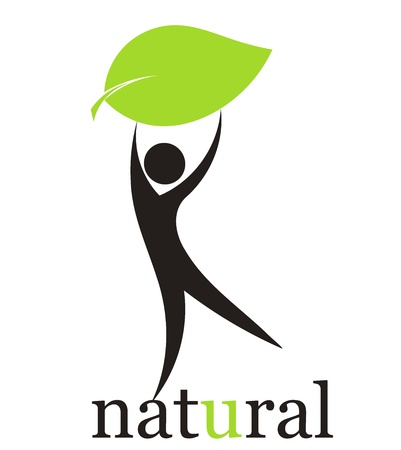 Concept of environmental friendly man. Illustrationのイラスト素材