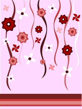 Flower backgroundのイラスト素材