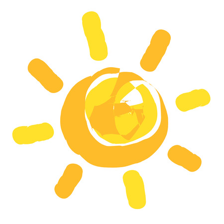 Sun painted. のイラスト素材
