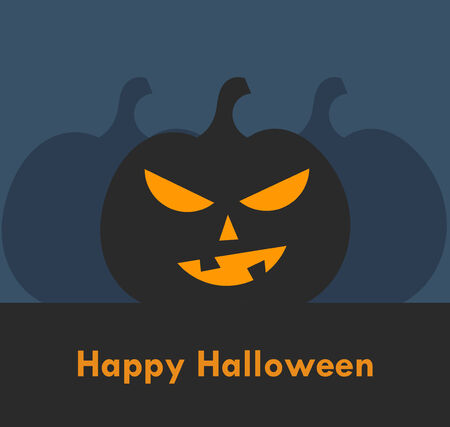 Halloween Jack o\' lantern pumpkin.の写真素材