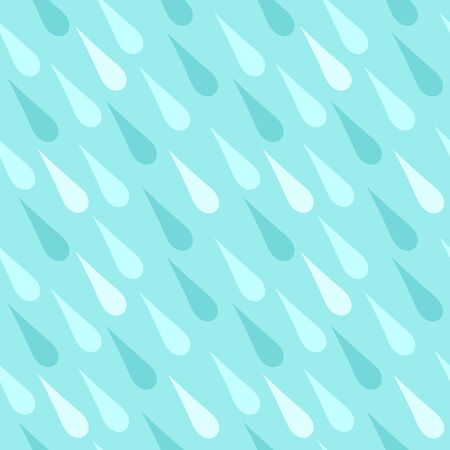 Rain. Seamless vector pattern