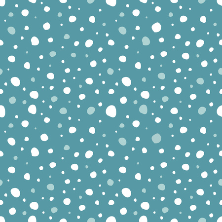 Snow seamless pattern. Vector illustrationのイラスト素材