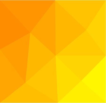 Low poly yellow sunny background. Vector illustrationのイラスト素材