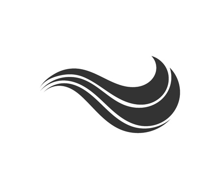 Sea wave icon. Vector illustrationのイラスト素材