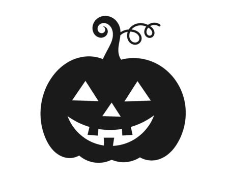 Halloween pumpkin Jack O Lantern icon. Vector illustrationのイラスト素材