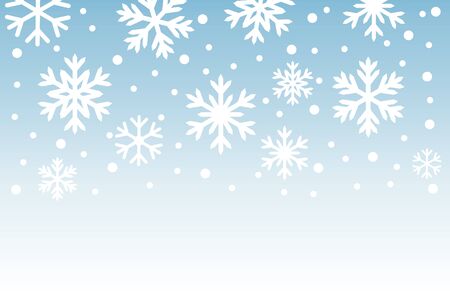 Snowflakes winter background. Vector illustration.のイラスト素材