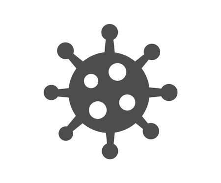 Coronavirus COVID virus model symbol shape. Vector illustration.のイラスト素材