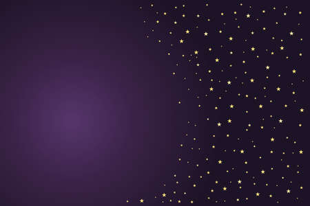 Gold stars night ceremony background. Vector illustrationのイラスト素材