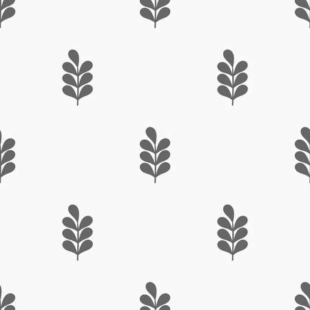 Leaves seamless pattern wallpaper. Vector illustration.のイラスト素材